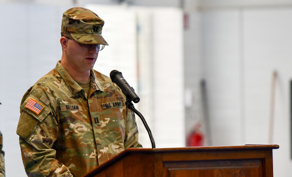 HHC, U.S. Army Garrison Patch Barracks Change of Command