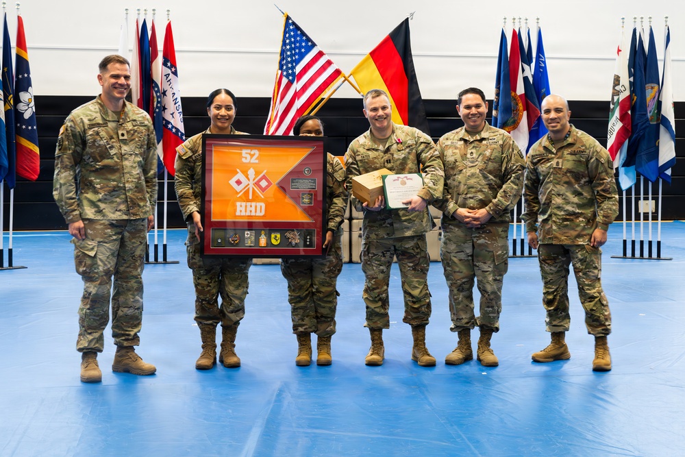 HHC, U.S. Army Garrison Patch Barracks Change of Command