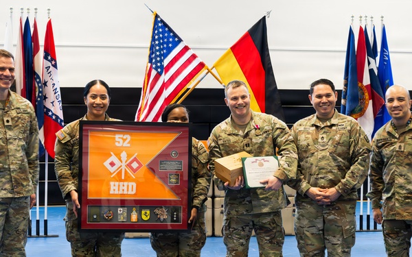 HHC, U.S. Army Garrison Patch Barracks Change of Command