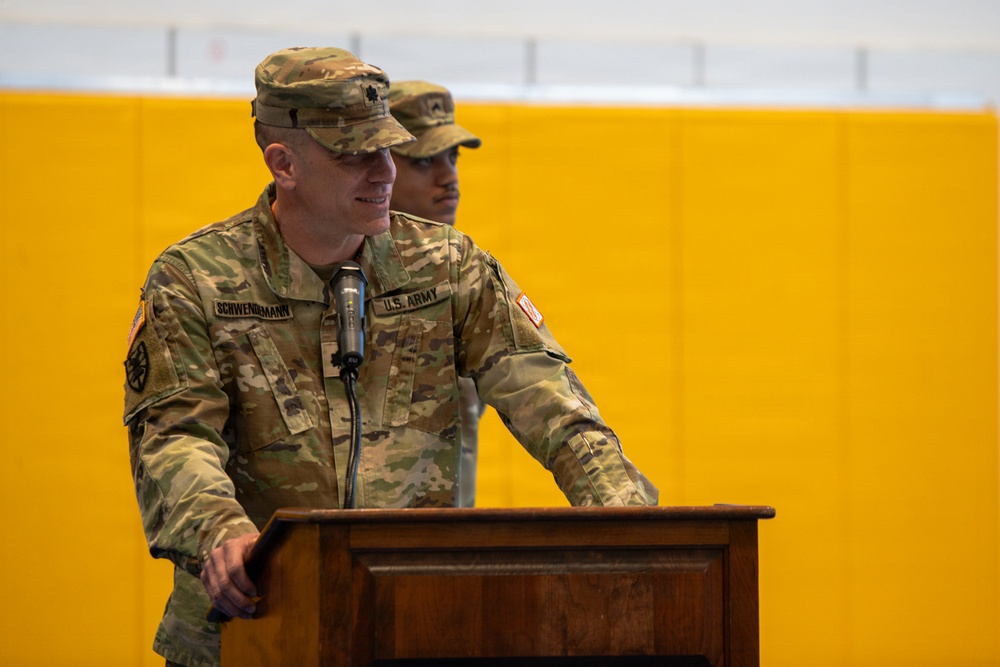 HHC, U.S. Army Garrison Patch Barracks Change of Command