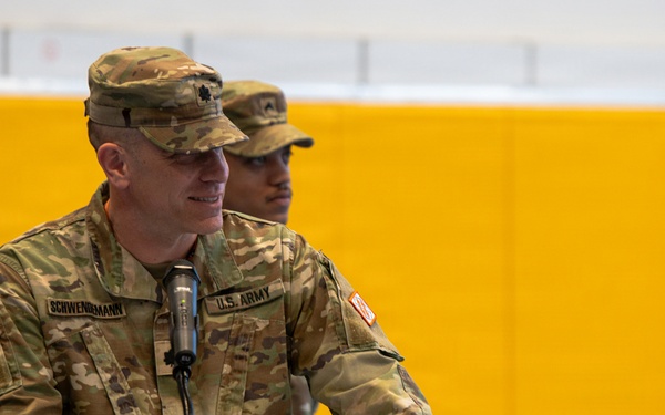 HHC, U.S. Army Garrison Patch Barracks Change of Command