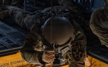 3-2 GSAB Soldiers Conduct CH-47 Chinook Hoist Operations