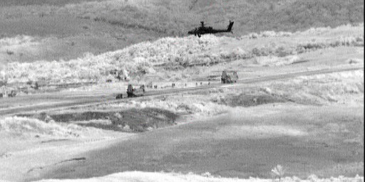 Balikatan 2026: Task Force Saber AH-64 Apaches provide security during long-range maritime air assault