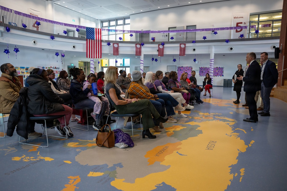 Senior War Department Leaders Visit KMC Schools, Meet With Parents, Students and Educators