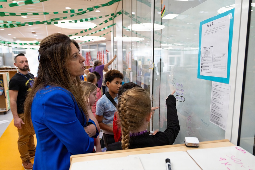 Senior War Department Leaders Visit KMC Schools, Meet With Parents, Students and Educators