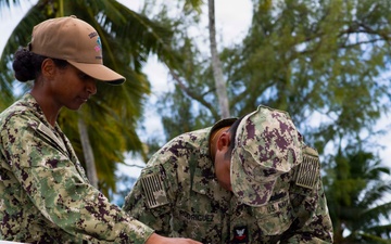 MC2 Rodriguez's Reenlistment Ceremony