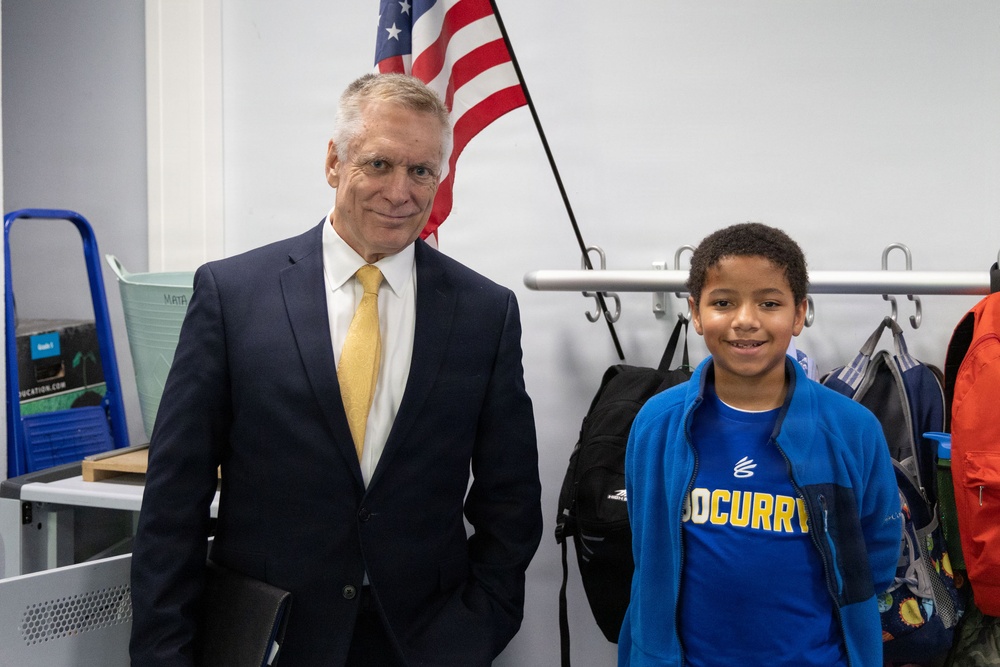 Senior War Department Leaders Visit KMC Schools, Meet With Parents, Students and Educators