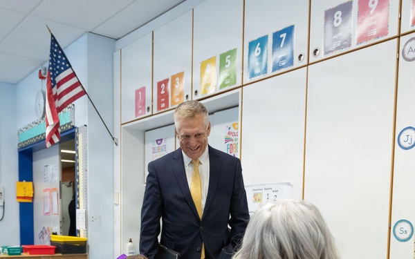 Senior War Department Leaders Visit KMC Schools, Meet With Parents, Students and Educators
