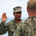 MC2 Rodriguez's Reenlistment Ceremony