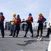 USS Mustin conducts a replenishment-at-sea