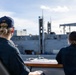 USS Mustin conducts a replenishment-at-sea