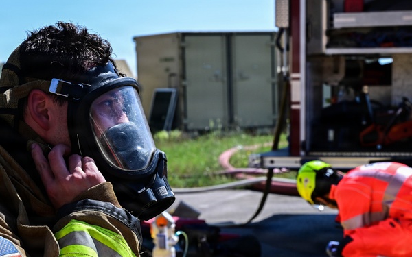 Aviano strengthens emergency response capabilities alongside Italian partners