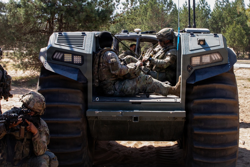 Force-on-Force Training: U.S. Army 2nd Cavalry Regiment engages allied units in high-intensity combat exercise