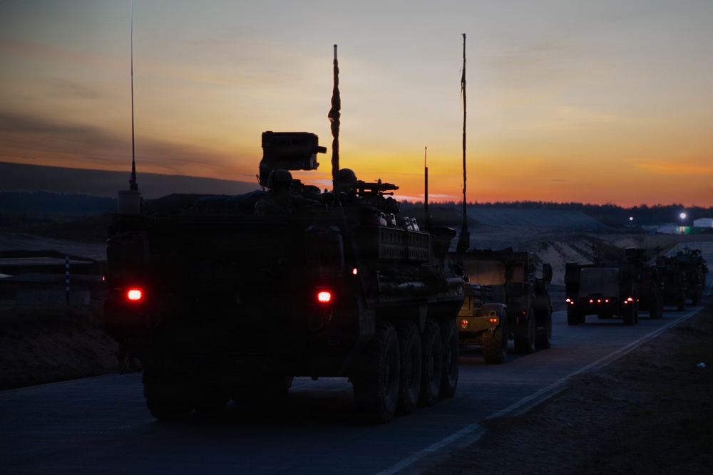 Force-on-Force Training: U.S. Army 2nd Cavalry Regiment engages allied units in high-intensity combat exercise