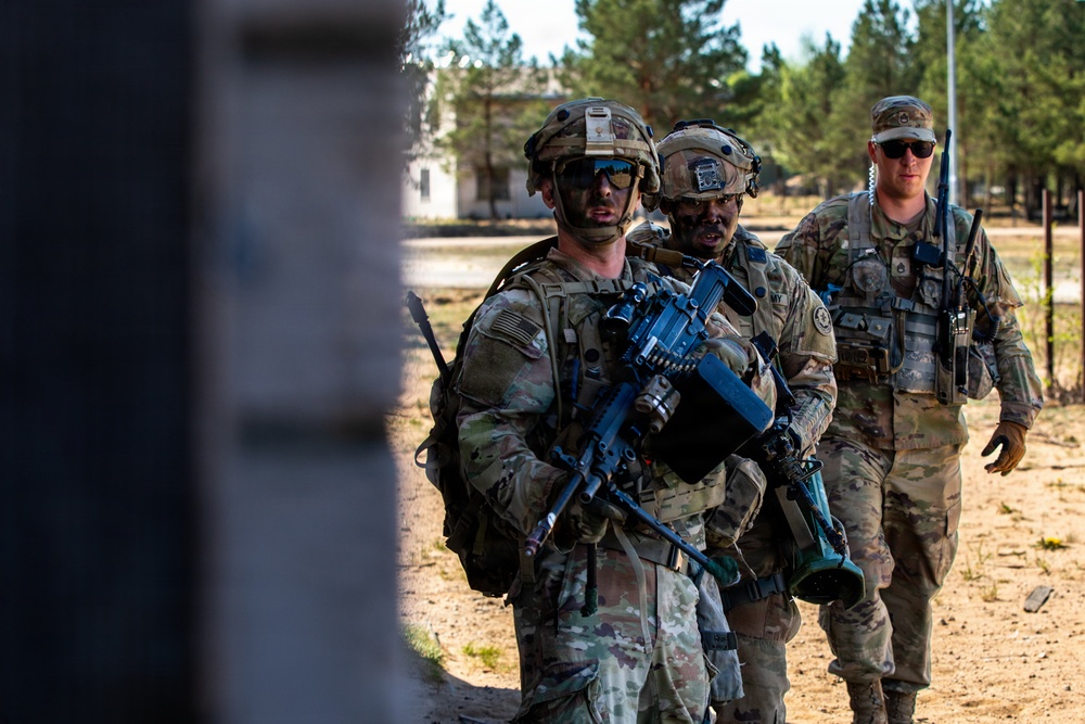 Force-on-Force Training: U.S. Army 2nd Cavalry Regiment engages allied units in high-intensity combat exercise