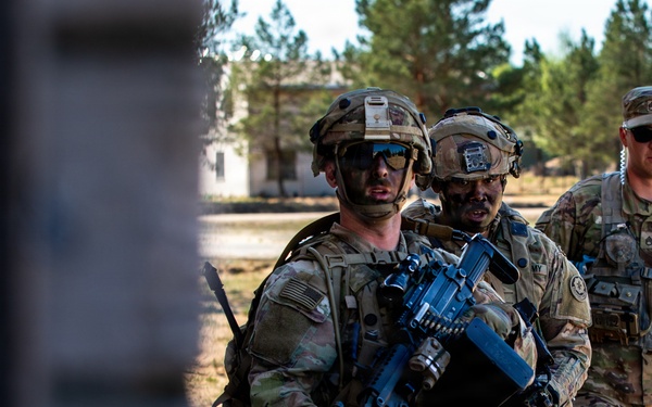 Force-on-Force Training: U.S. Army 2nd Cavalry Regiment engages allied units in high-intensity combat exercise