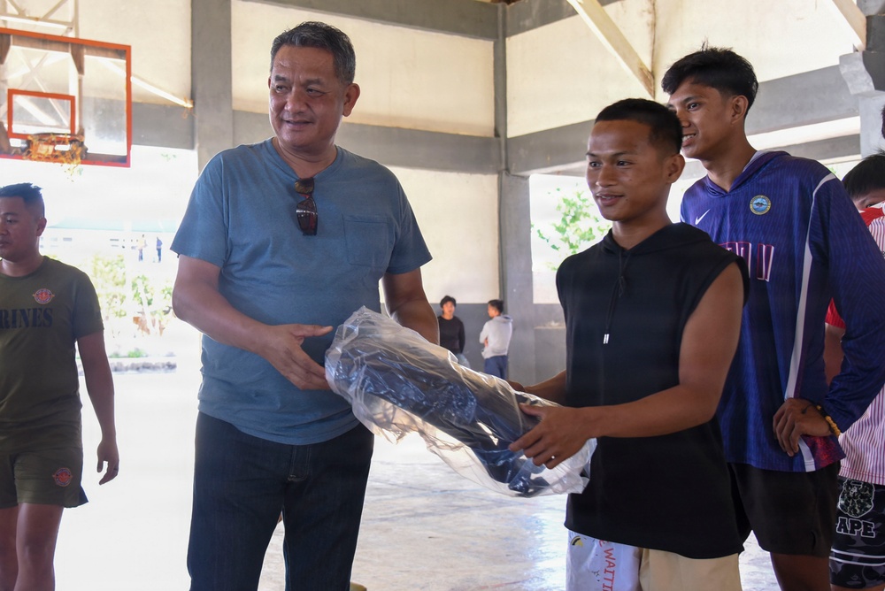 Balikatan 2026: Philippine Armed Forces, U.S. service members participate in a basketball tournament with Calayan residents