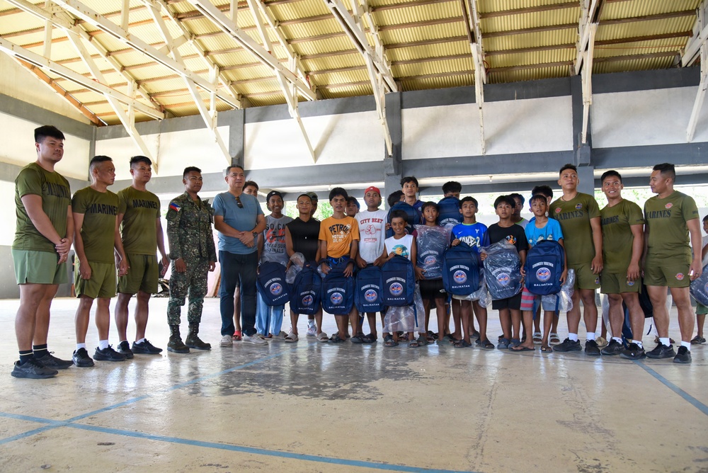 Balikatan 2026: Philippine Armed Forces, U.S. service members participate in a basketball tournament with Calayan residents