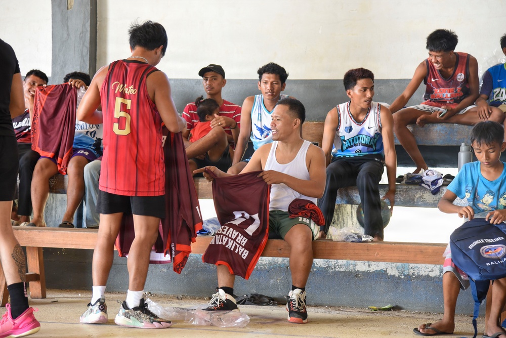 Balikatan 2026: Philippine Armed Forces, U.S. service members participate in a basketball tournament with Calayan residents