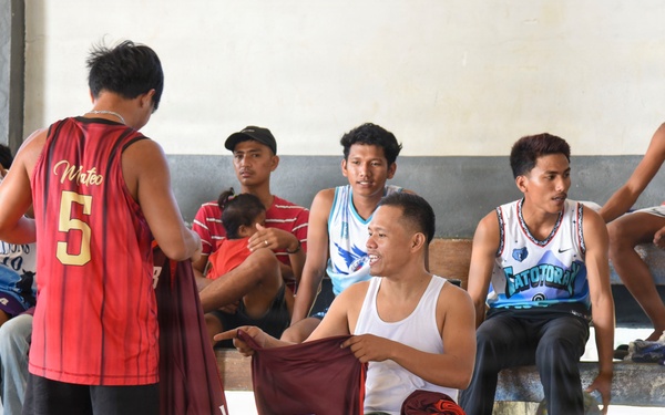 Balikatan 2026: Philippine Armed Forces, U.S. service members participate in a basketball tournament with Calayan residents