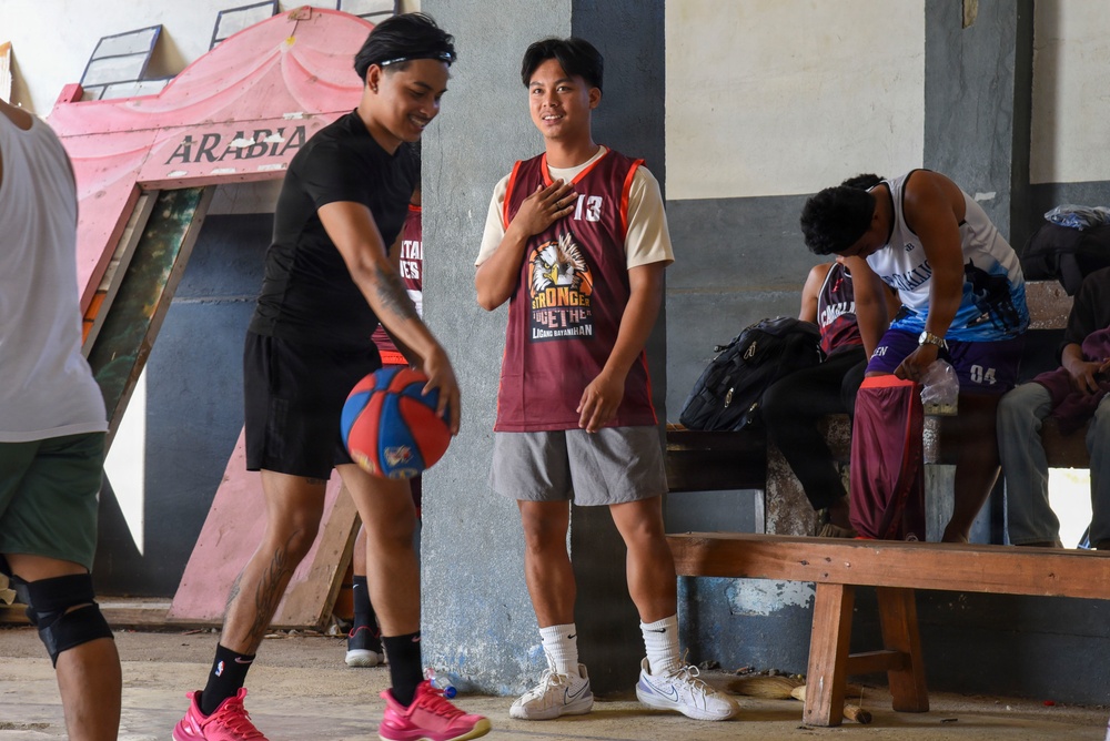 Balikatan 2026: Philippine Armed Forces, U.S. service members participate in a basketball tournament with Calayan residents