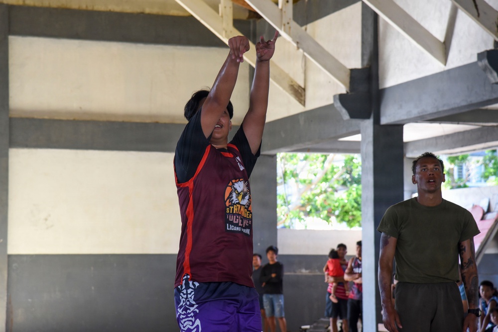 Balikatan 2026: Philippine Armed Forces, U.S. service members participate in a basketball tournament with Calayan residents