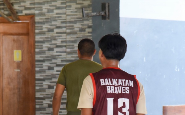 Balikatan 2026: Philippine Armed Forces, U.S. service members participate in a basketball tournament with Calayan residents