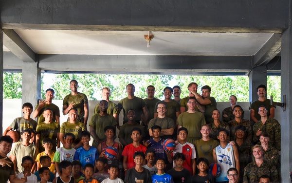 Balikatan 2026: Philippine Armed Forces, U.S. service members participate in a basketball tournament with Calayan residents
