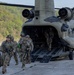 Eighth Army Soldier Depart from CH-47 Chinook during Best Squad Competition