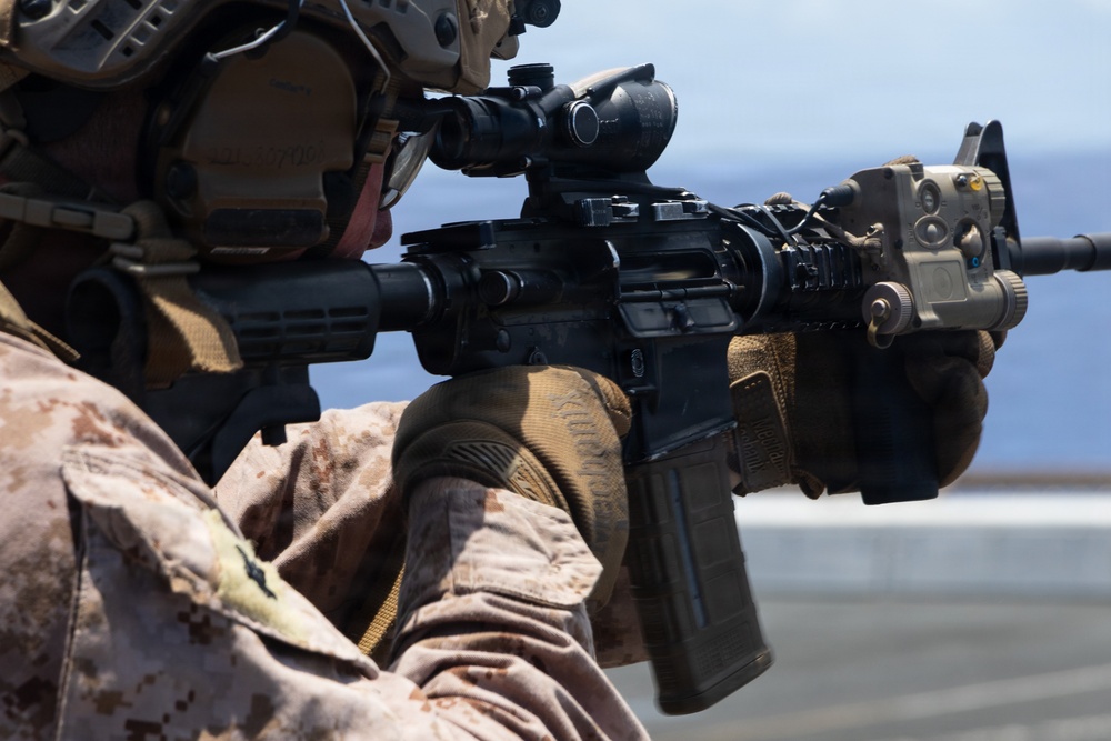 USS Portland Sailors and Marines Conduct Routine Operations