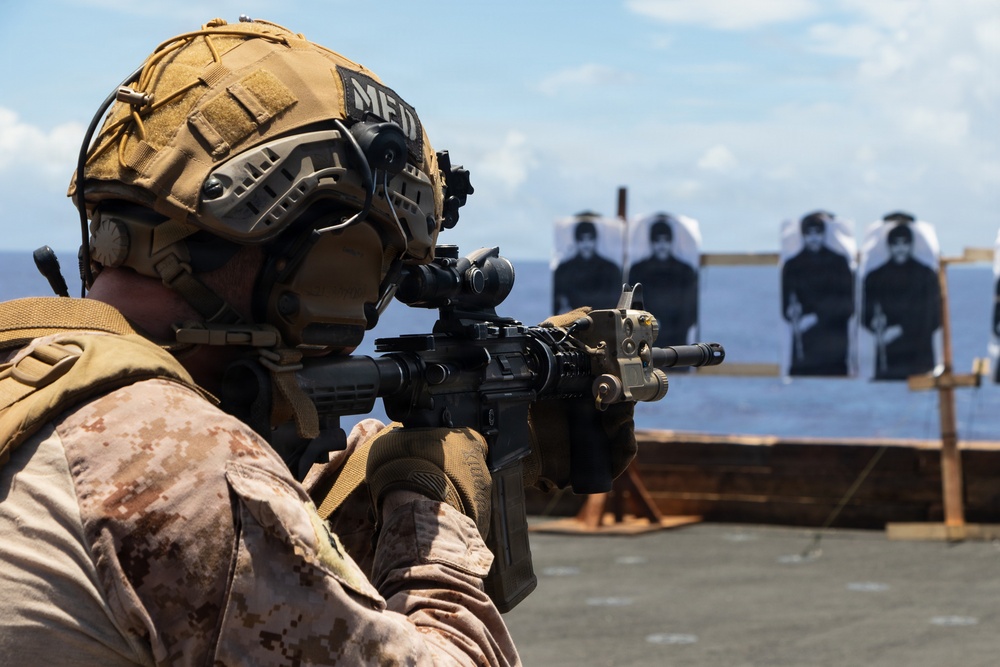 USS Portland Sailors and Marines Conduct Routine Operations