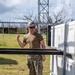 Sailors and Soldiers construct temporary shelters for Saipan residents affected by Super Typhoon Sinlaku