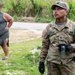 Sailors and Soldiers construct temporary shelters for Saipan residents affected by Super Typhoon Sinlaku