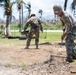 Sailors and Soldiers construct temporary shelters for Saipan residents affected by Super Typhoon Sinlaku