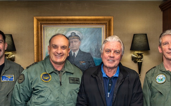 President of Uruguay and Distinguished Visitors Tour USS Nimitz