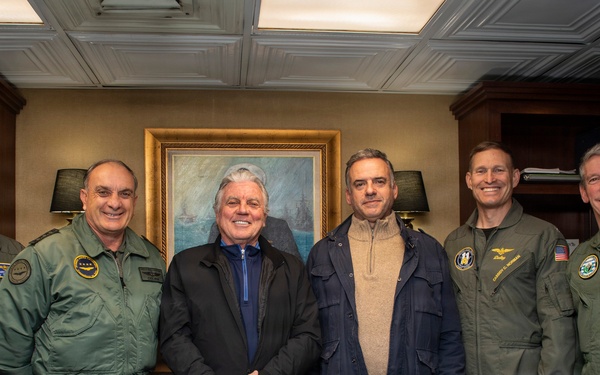 President of Uruguay and Distinguished Visitors Tour USS Nimitz