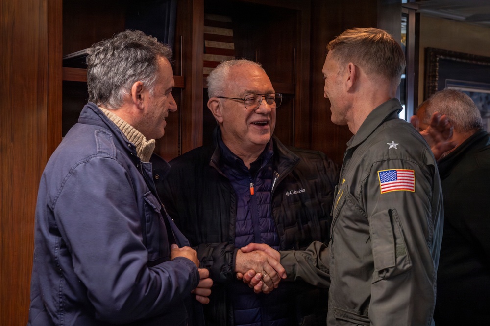 President of Uruguay and Distinguished Visitors Tour USS Nimitz