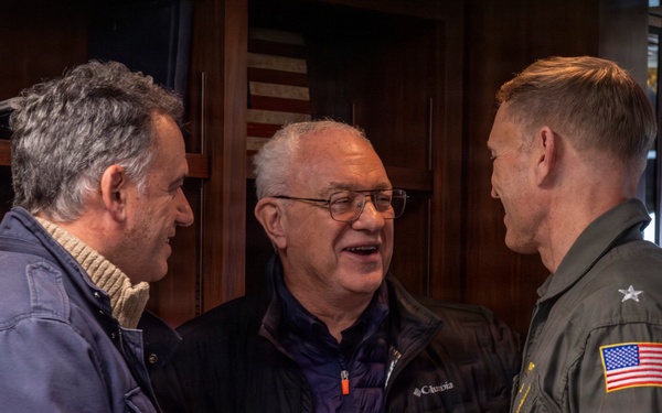 President of Uruguay and Distinguished Visitors Tour USS Nimitz