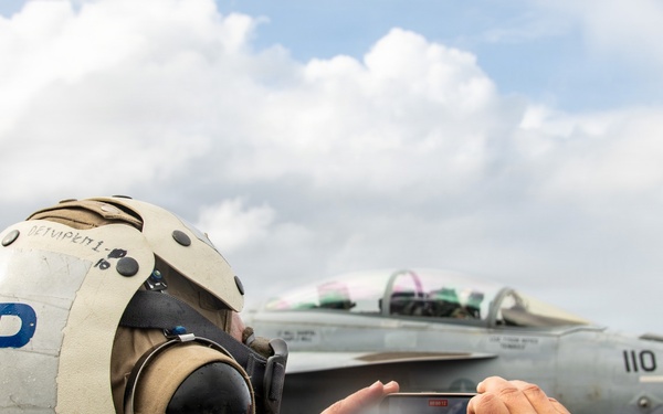 President of Uruguay and Distinguished Visitors Tour USS Nimitz