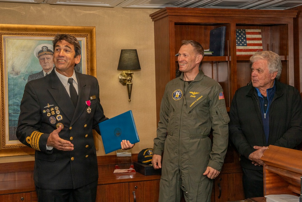 President of Uruguay and Distinguished Visitors Tour USS Nimitz