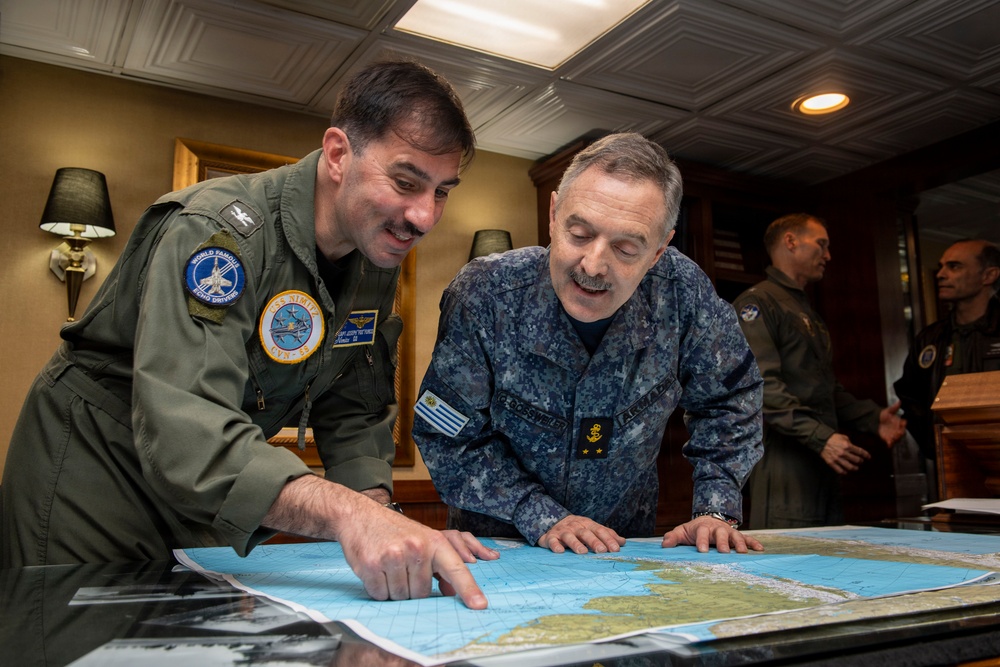 Uruguayan Distinguished Visitors Tour Nimitz