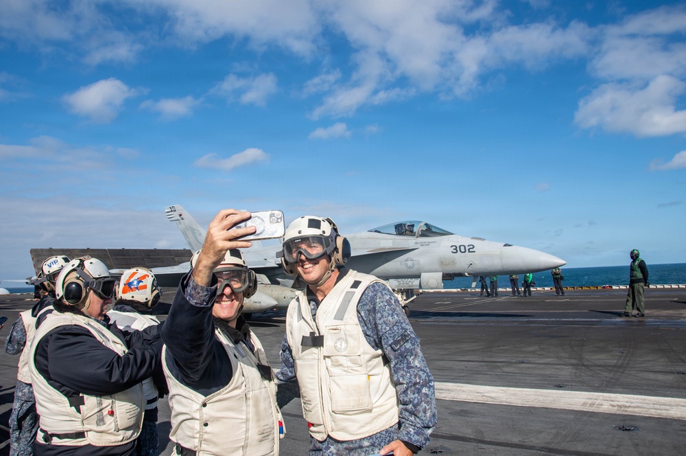 Uruguayan Distinguished Visitors Tour Nimitz