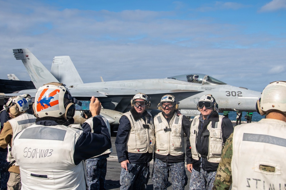 Uruguayan Distinguished Visitors Tour Nimitz
