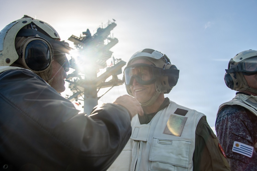 Uruguayan Distinguished Visitors Tour Nimitz