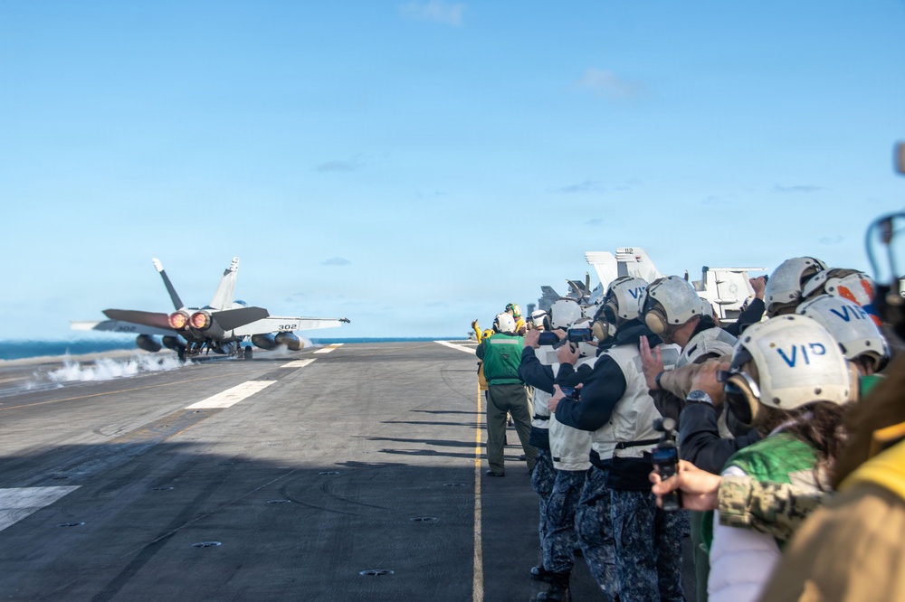 Uruguayan Distinguished Visitors Tour Nimitz