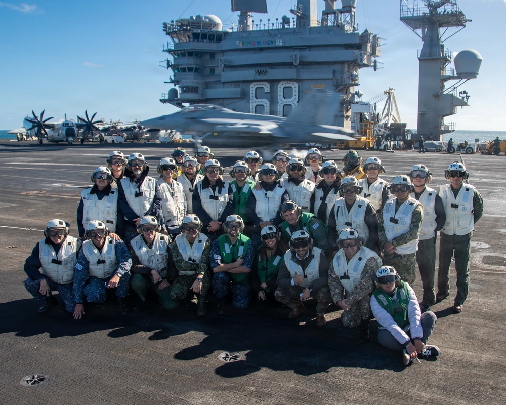 Uruguayan Distinguished Visitors Tour Nimitz