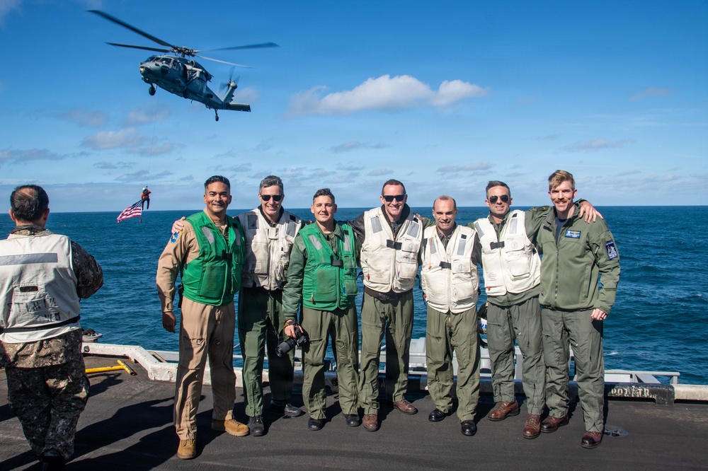 Uruguayan Distinguished Visitors Tour Nimitz