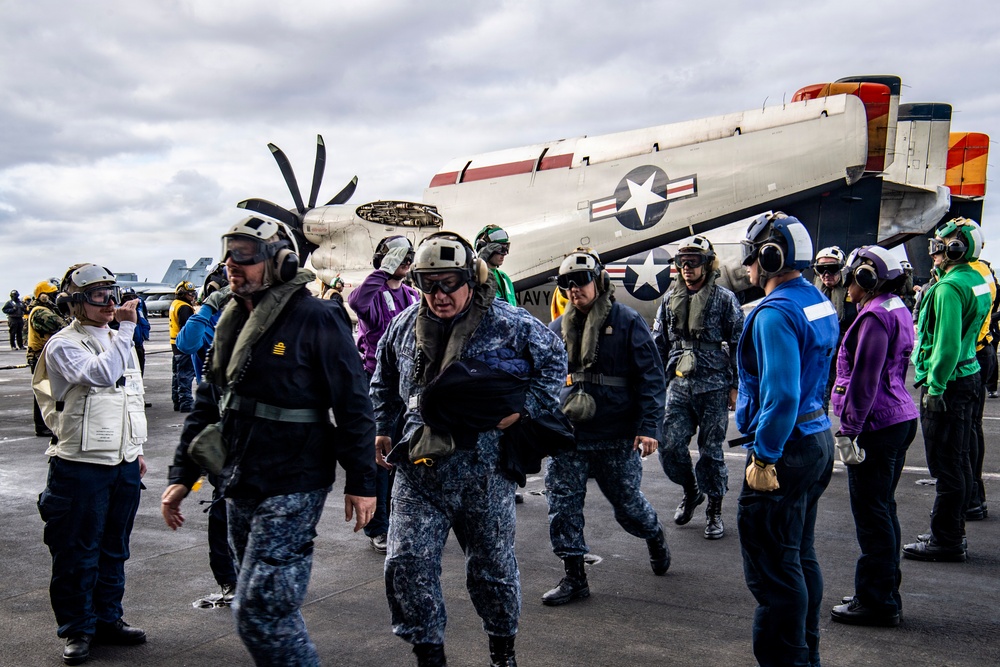 Uruguayan Distinguished Visitors Tour Nimitz