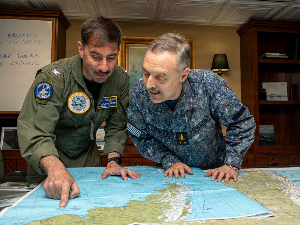 Uruguayan Distinguished Visitors Tour Nimitz