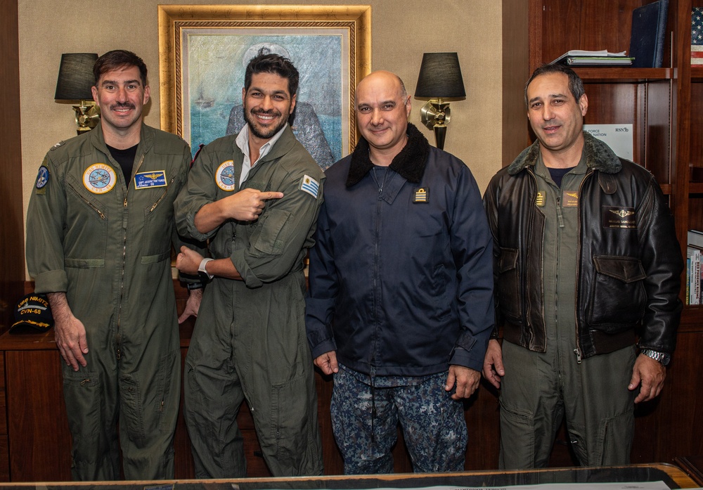 Uruguayan Distinguished Visitors Tour Nimitz